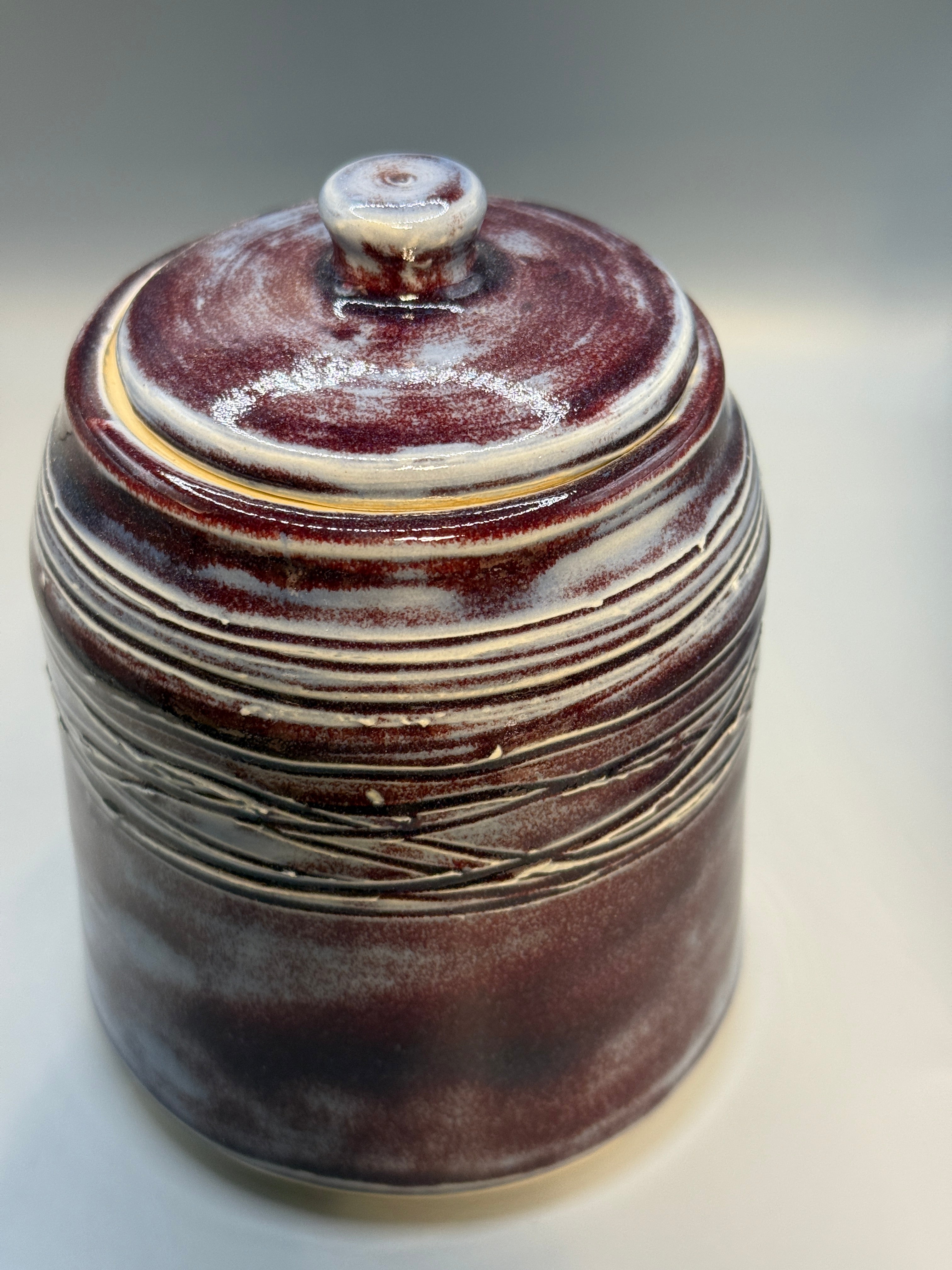 Currant Frost Lidded Jar