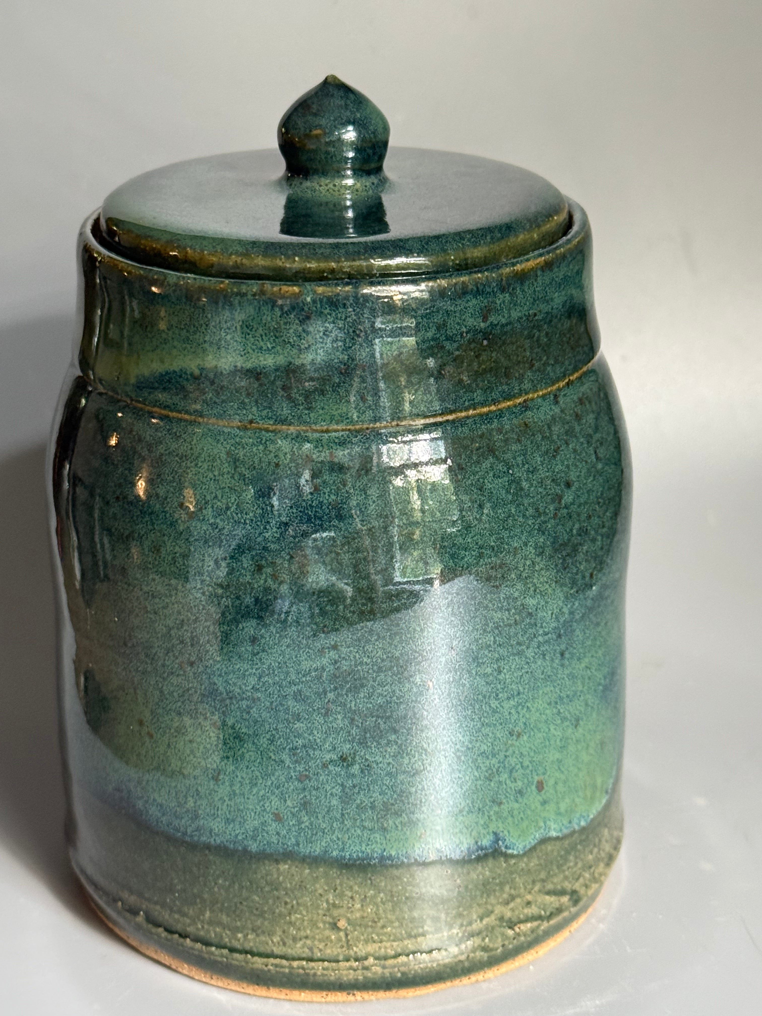 Juniper Deep — Lidded Jar