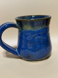 Speckled Blue Mug handmade 10-12 oz