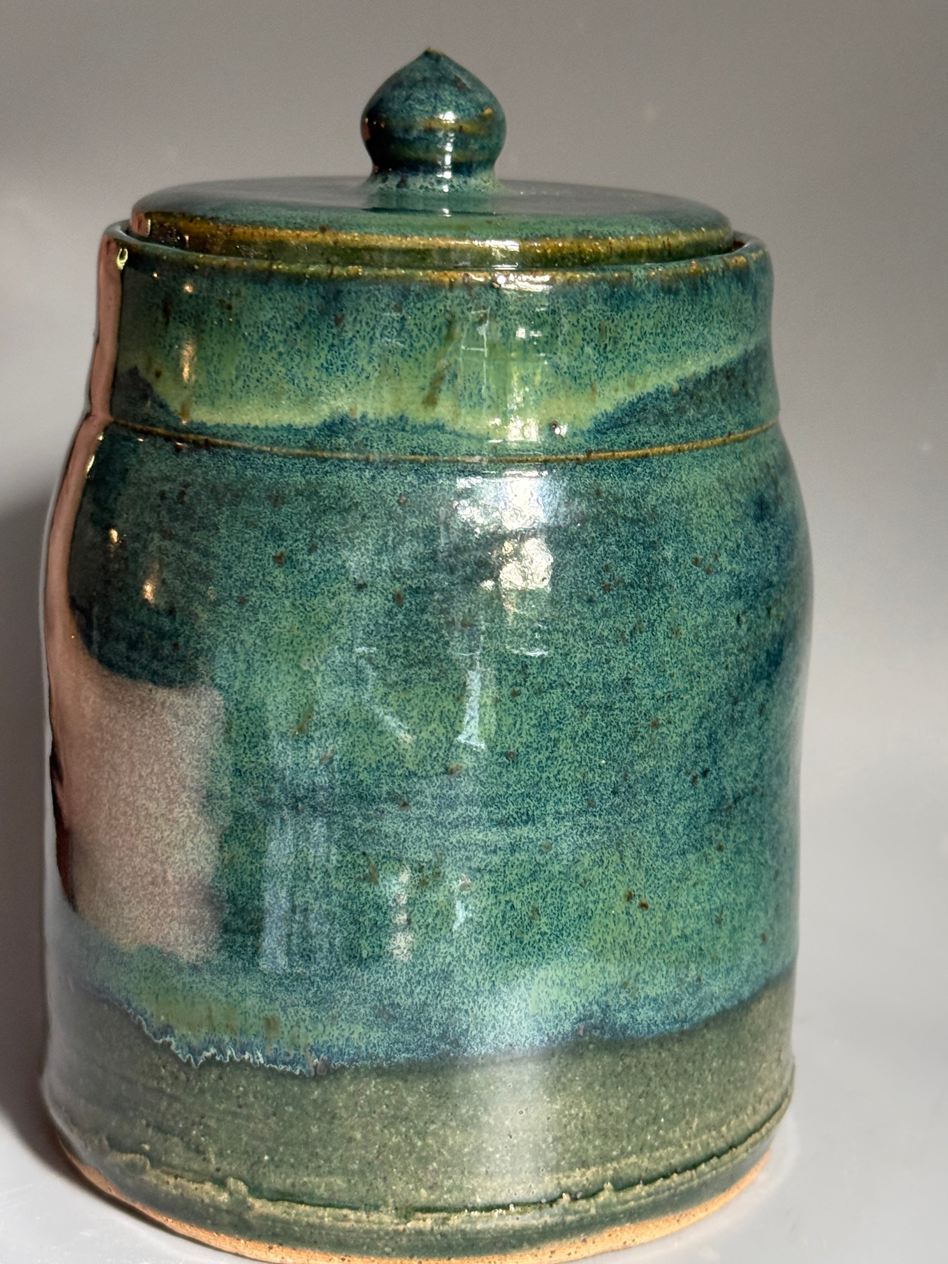 Juniper Deep — Lidded Jar