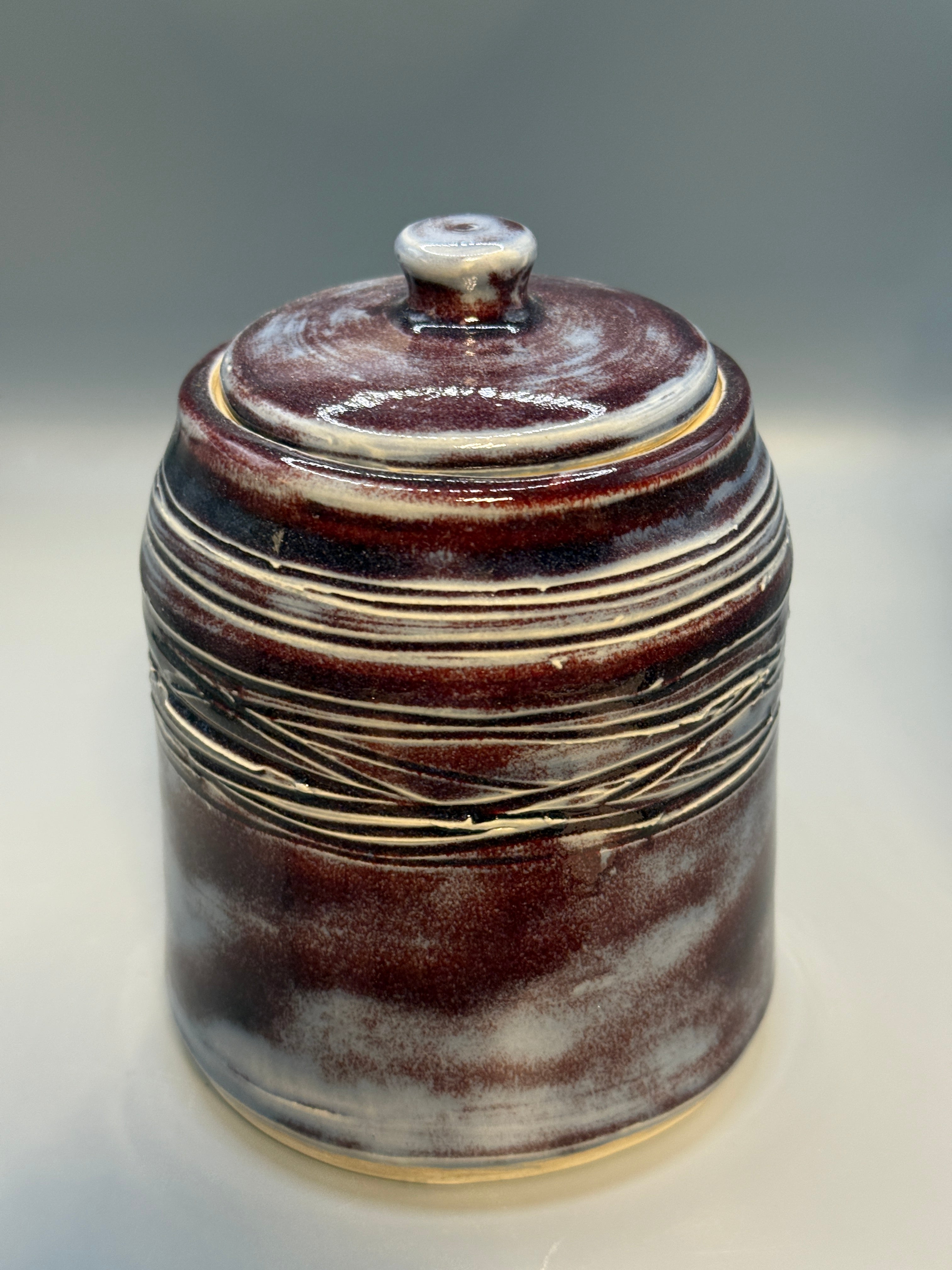 Currant Frost Lidded Jar