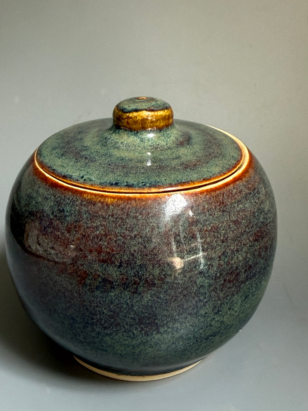 Ember Moss Lidded Jar
