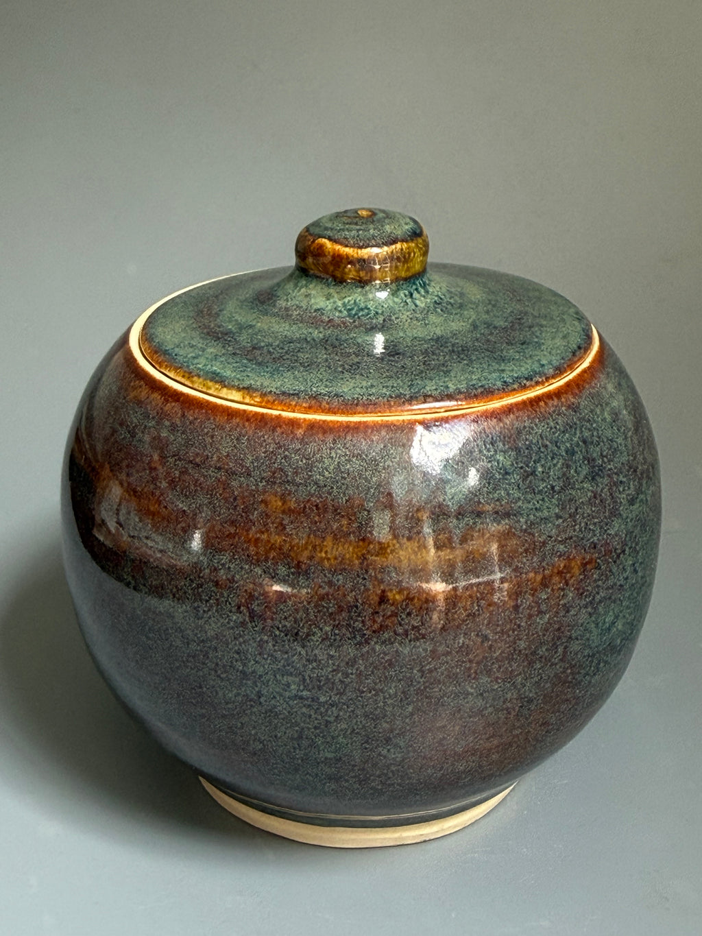 Ember Moss Lidded Jar
