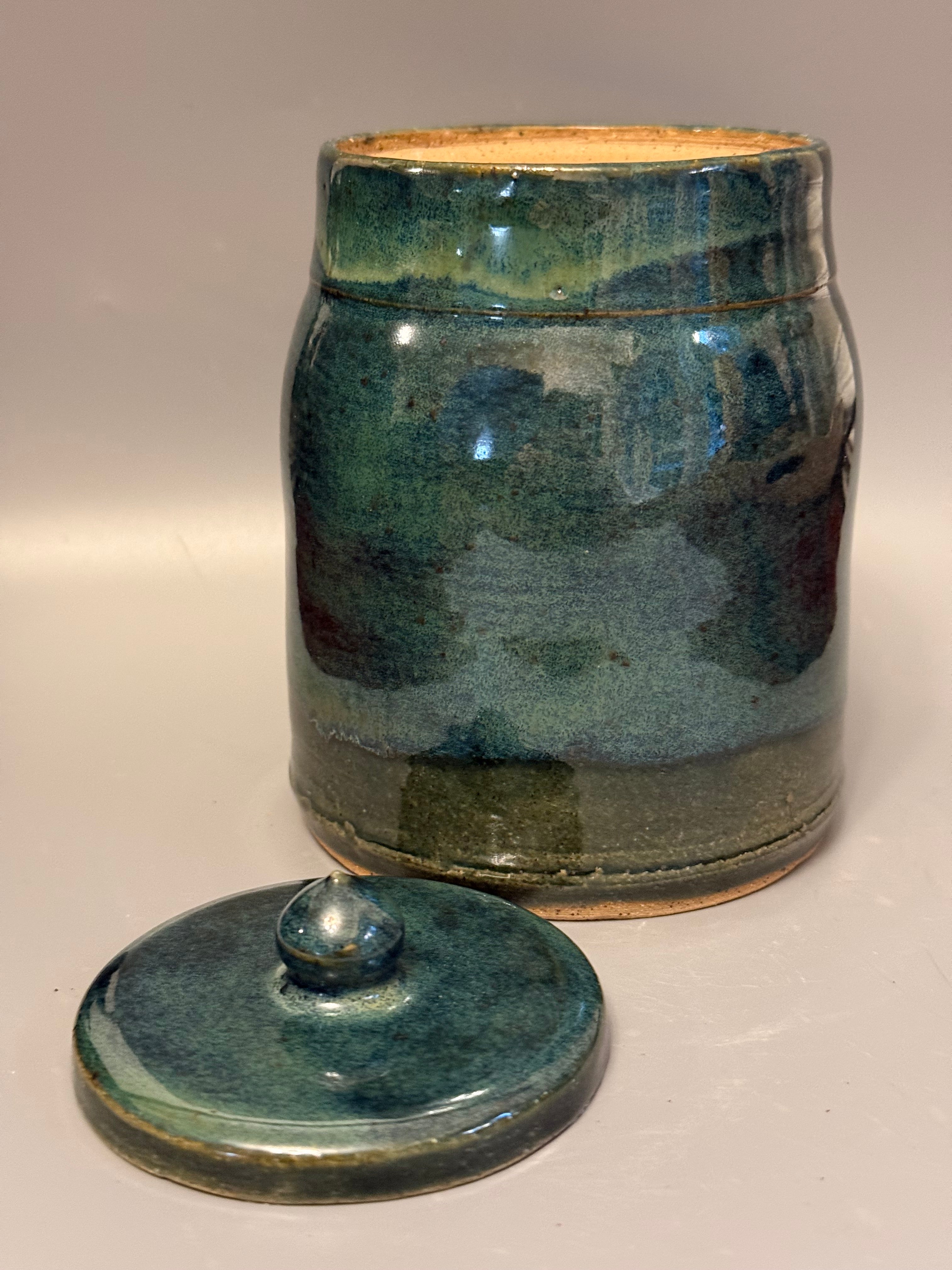 Juniper Deep — Lidded Jar
