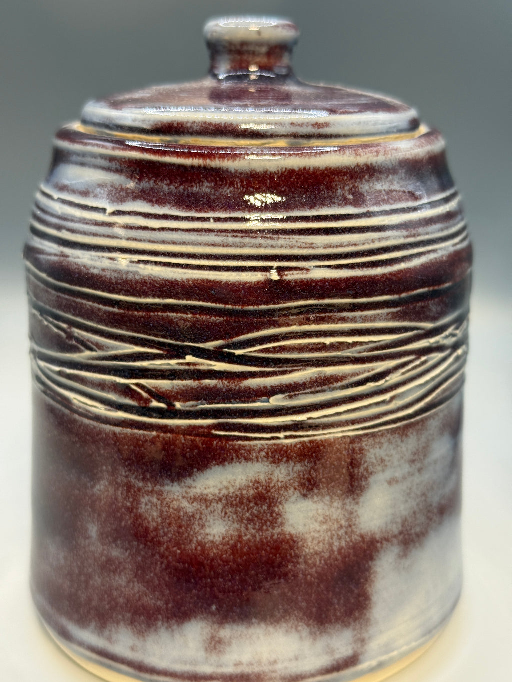 Currant Frost Lidded Jar