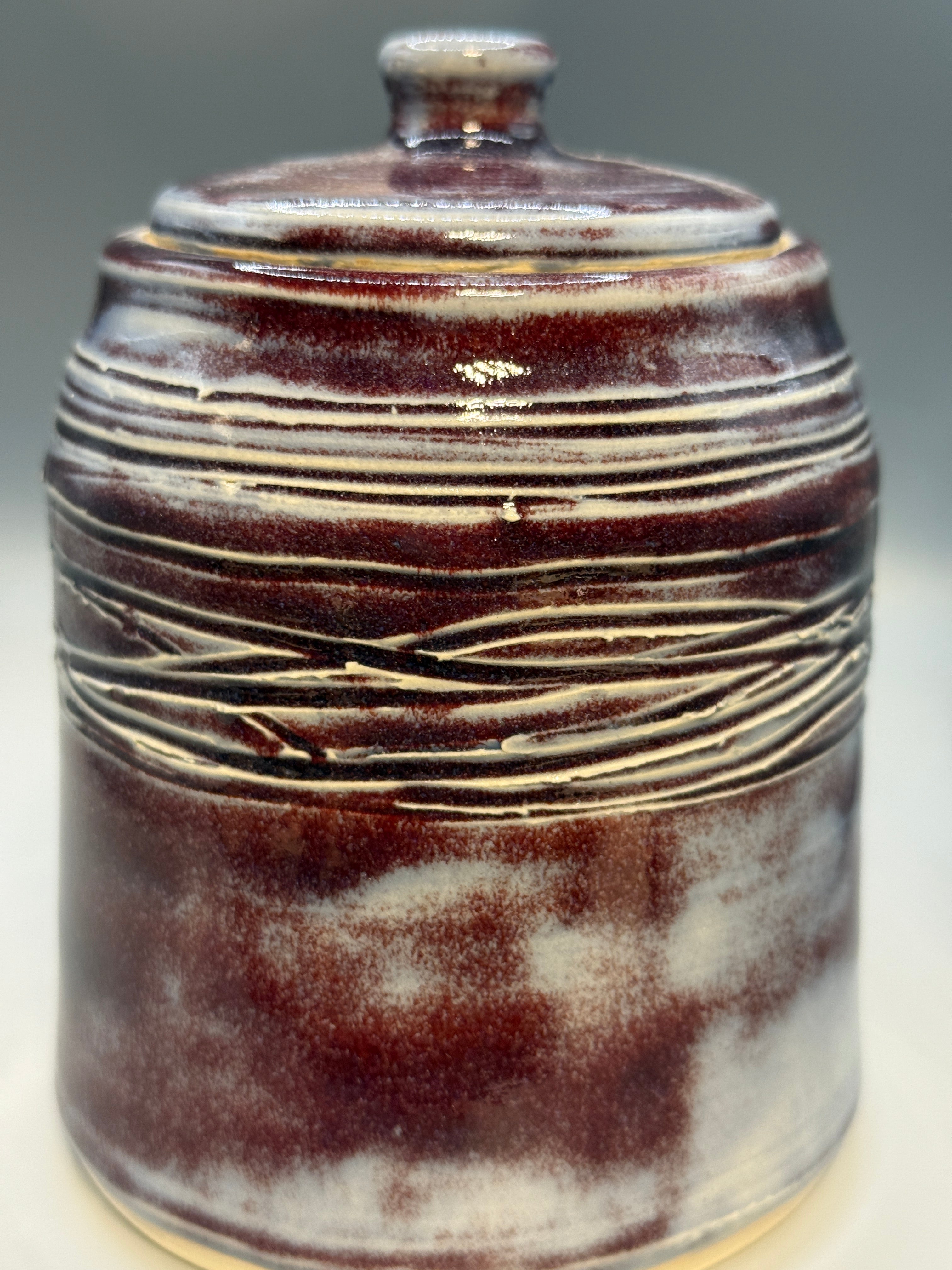 Currant Frost Lidded Jar