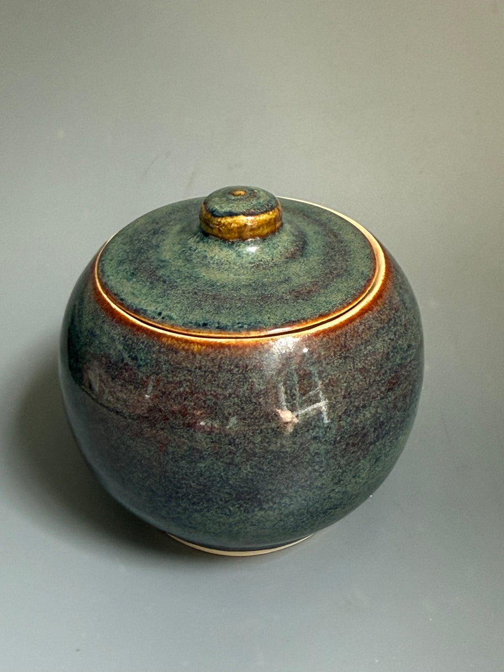 Ember Moss Lidded Jar