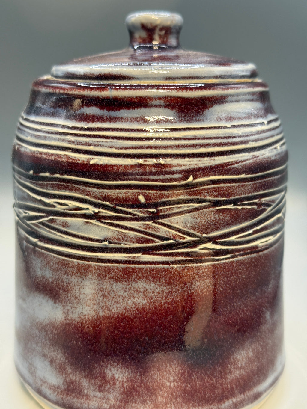 Currant Frost Lidded Jar