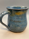 Speckled Blue Mug handmade 10-12 oz