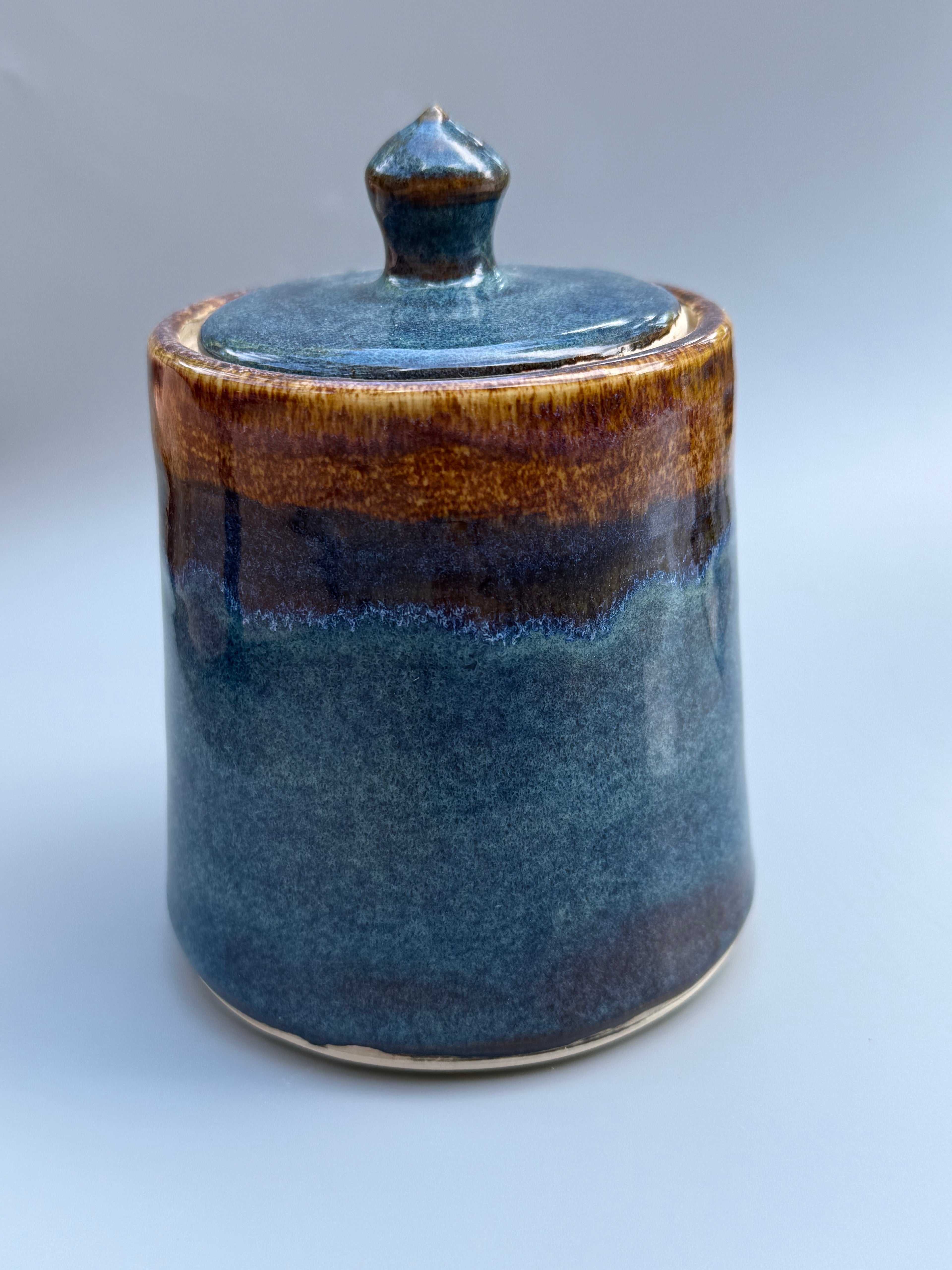 Handmade ceramic jar - small.