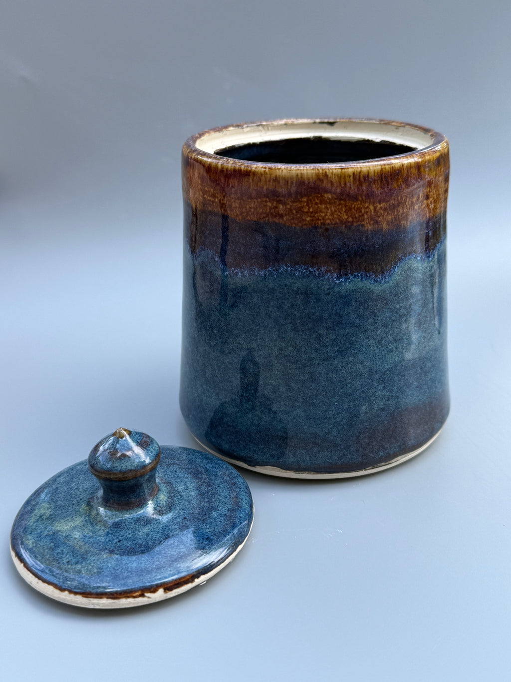 Handmade ceramic jar - small.
