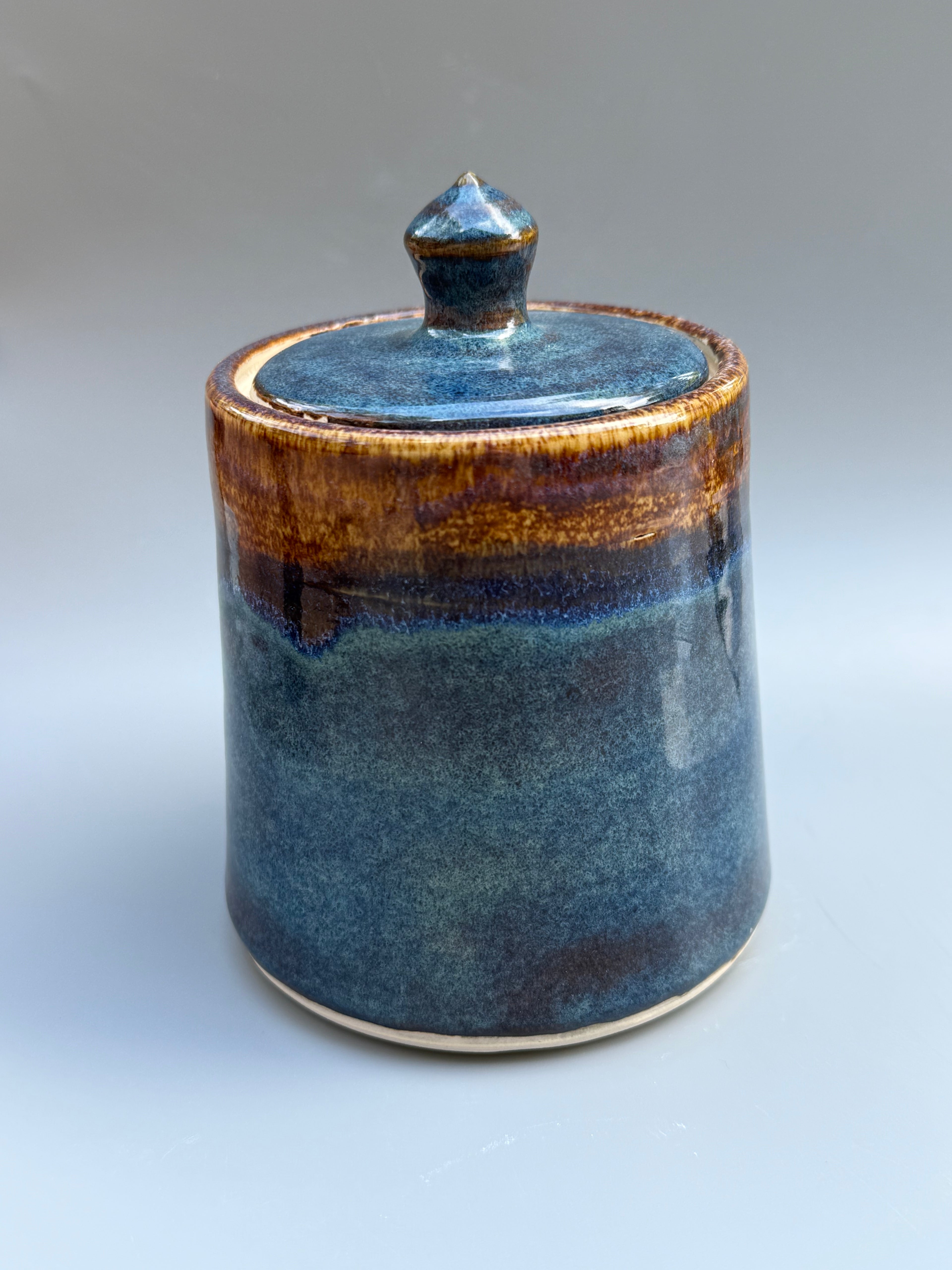 Handmade ceramic jar - small.
